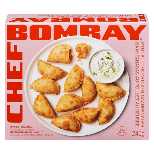 CHEF BOMBAY BUTR CHCKN NAANPAN 240g, 1 Each