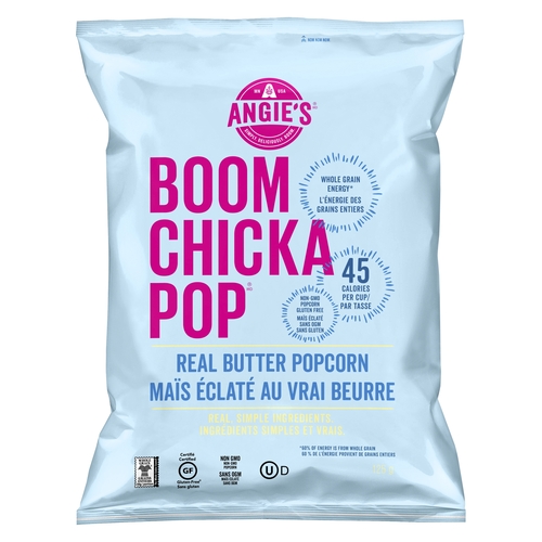 Angie's - Boom Chicka Pop - Real Butter Popcorn 125g, 1 Each