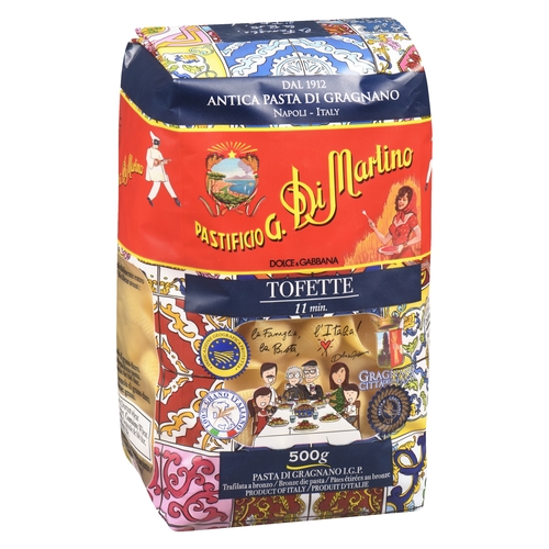 Pastificio G. Di Martino - Bronze Die Pasta - Tofette 500g, 1 Each