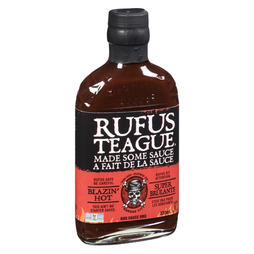 Rufus Teague Made Some Sauce - Blazin' Hot BBQ Sauce 330ml