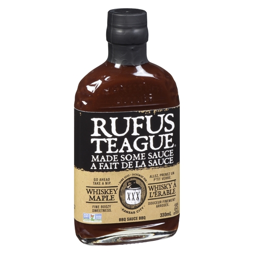 Rufus Teague Made Some Sauce - Whiskey Maple BBQ Sauce 330ml, 1 Each