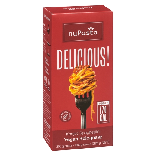 NuPasta - Konjac Spaghettini - Vegan Bolognese 310g