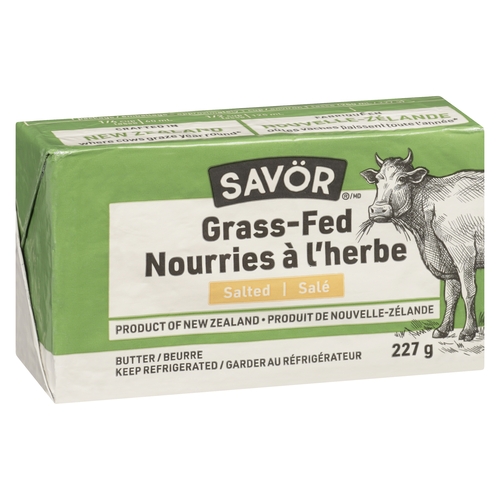 Savor - New Zealand Grass-Fed Butter - Salted 227g