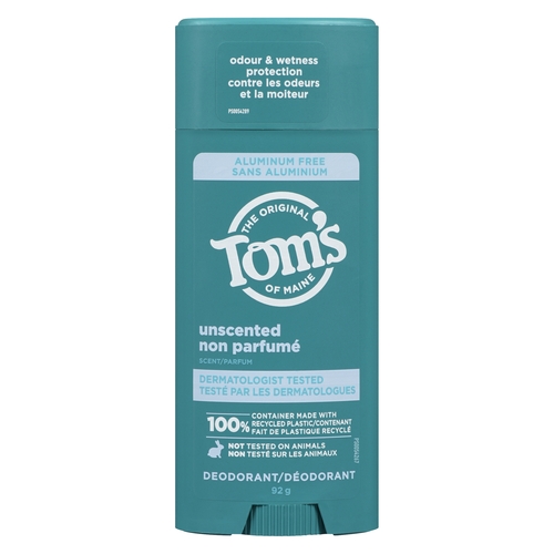 Tom's of Maine - Deodorant - Unscented 92g