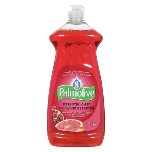 Palmolive - Essential Clean Dish Liquid - Grapefruit Pomegranate Scent 828ml, 1 Each