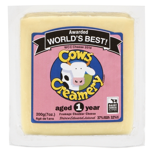 Cows Creamery - Cheddar Cheese - Aged 1 Year 200g