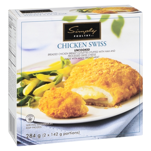 Simply Poultry - Chicken Swiss - 2 Portions 284g, 1 Each