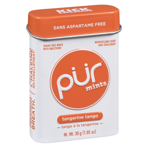 Pür Sugar-Free Mints with Sweetener - Tangerine Tango 30g, 1 Each