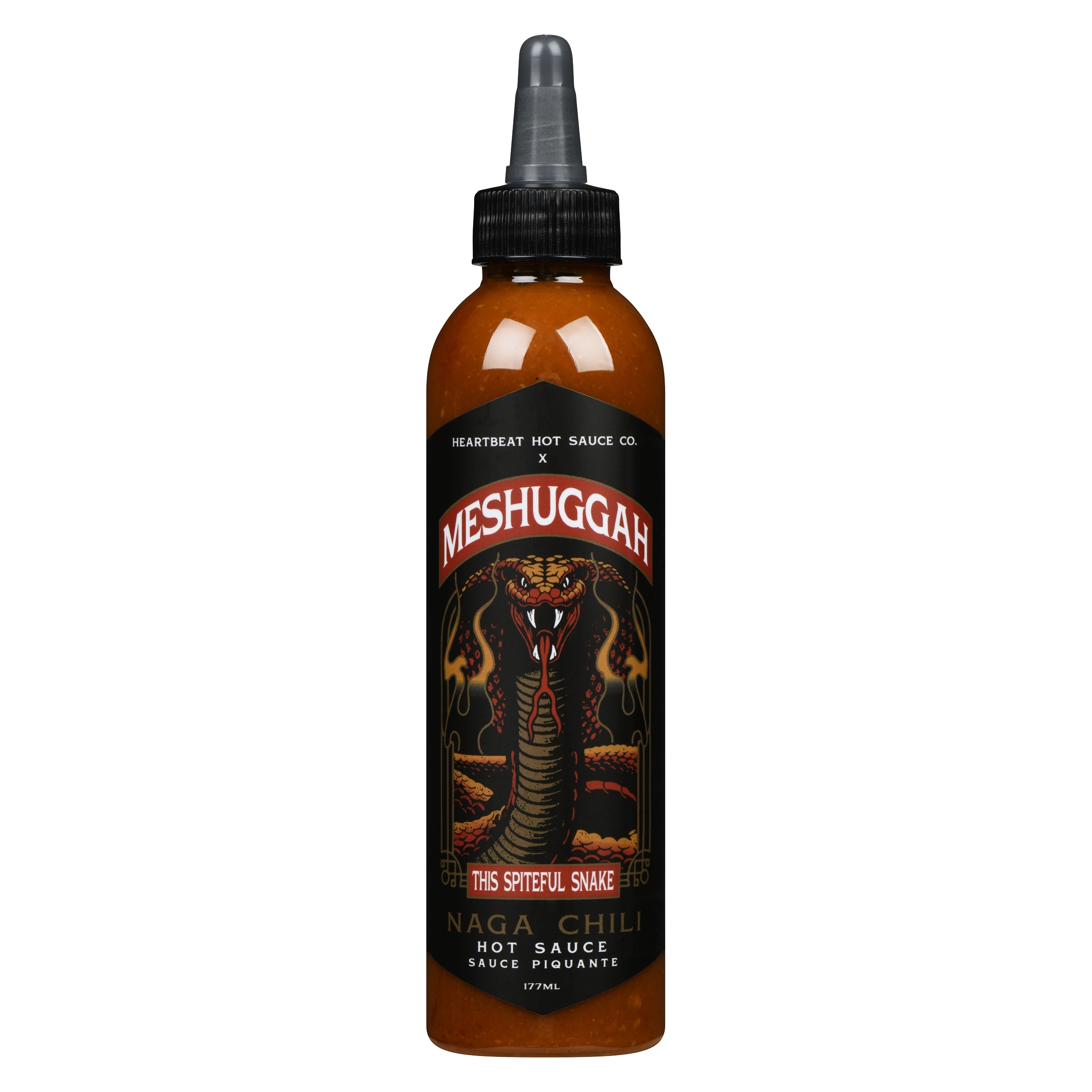 Kobe ナシ・ウドック・クーニング・グッデイモカチーノ・サンバルバジャイジョク Heartbeat Hot Sauce Co. - Meshuggah This Spiteful Snake Naga Chili