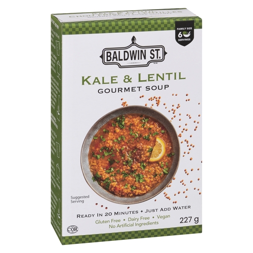 Baldwin St. - Gourmet Soup - Kale & Lentil 227g
