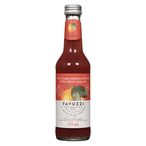 Favuzzi - Organic Soda - Sicilian Blood Orange 275ml, 1 Each