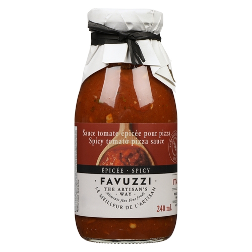 Favuzzi - Pizza Sauce - Spicy Tomato 240ml, 1 Each