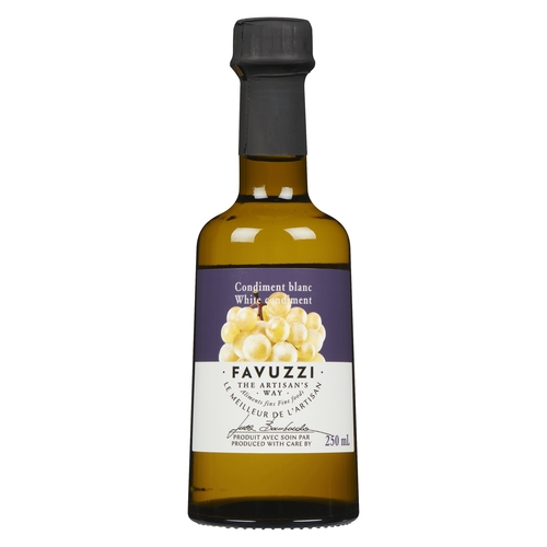 Favuzzi - Organic White Vinegar Condiment of Modena 250ml, 1 Each