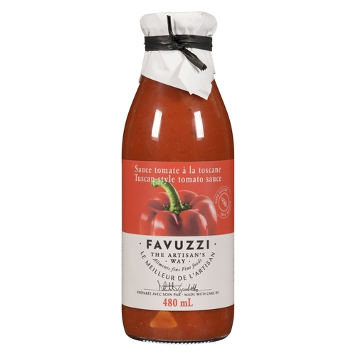 Favuzzi - Tuscan Style Tomato Sauce 480ml, 1 Each