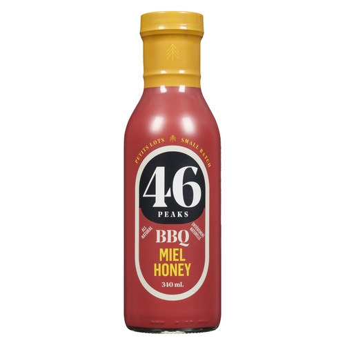 46 Peaks - BBQ Sauce - Honey 340ml, 1 Each