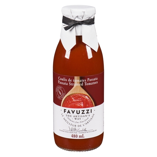 Favuzzi - Tomatoes - Passata Strained 480ml, 1 Each