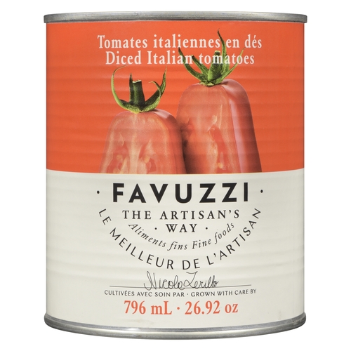 Favuzzi - Italian Tomatoes - Diced 796ml, 1 Each