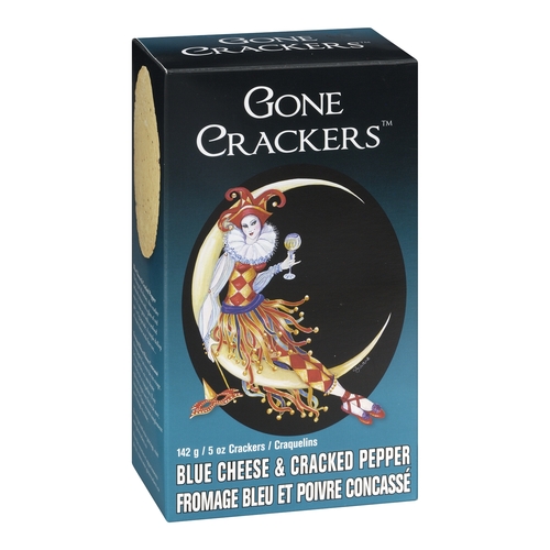 Gone Crackers - Blue Cheese & Cracked Pepper 142g, 1 Each