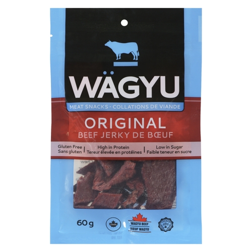 Wagyu Meat Snacks - Beef Jerky - Original 60g, 1 Each
