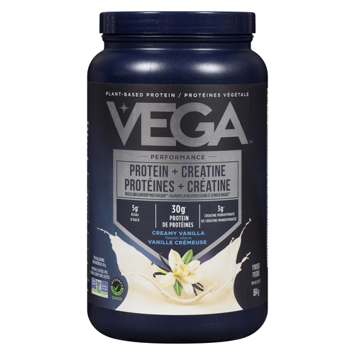 Vega Performance - Protein + Creatine Powder - Creamy Vanilla 864g, 1 Each