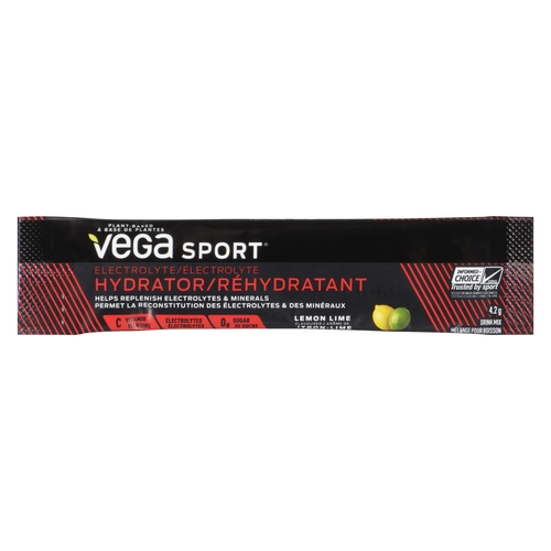 Vega Sport - Drink Mix - Electrolyte Hydrator - Lemon Lime 4.4g