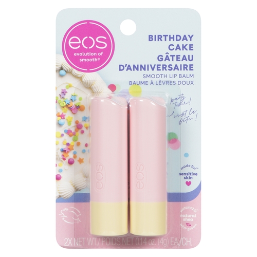 Eos - Smooth Lip Balm - Birthday Cake 2/4g