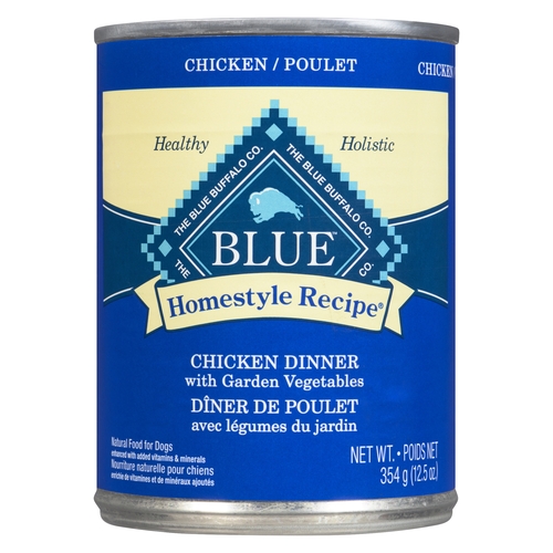 Blue Buffalo Co. - Homestyle Recipe - Natural Food for Dogs - Chicken with Vegetables 354g, 1 Each