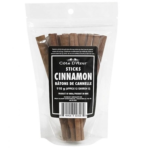 Cote D'Azur - Cinnamon Sticks 110g, 1 Each
