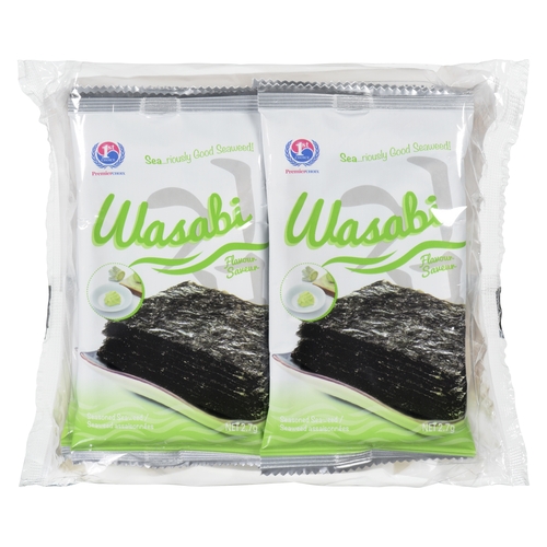 1st Choice Seasoned Seaweed - Wasabi 8/2.7g, 1 Each