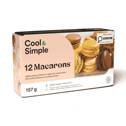 Cool & Simple - Parisian Macarons 12's 154g, 1 Each