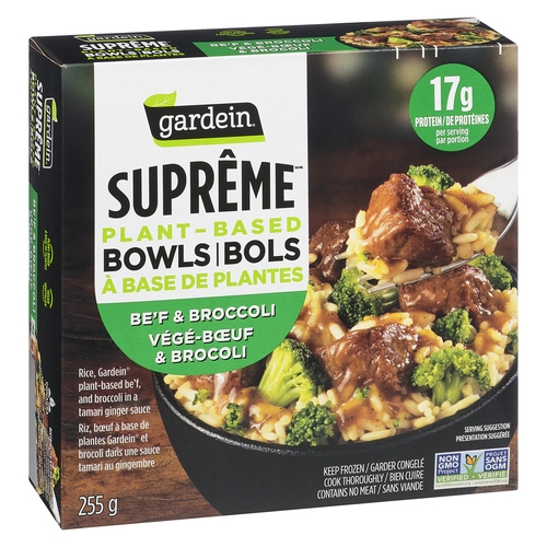Gardein - Supreme Plant-Based Bowls - Be'f & Broccoli 255g, 1 Each