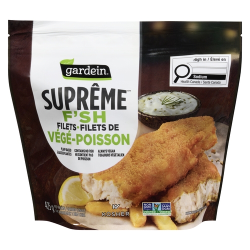 Gardein - Supreme F'sh Filets 425g, 1 Each