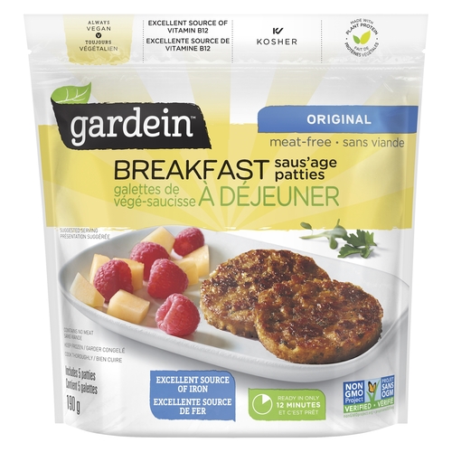 Gardein - Breakfast Saus'age Patties - Original 5's 190g, 1 Each