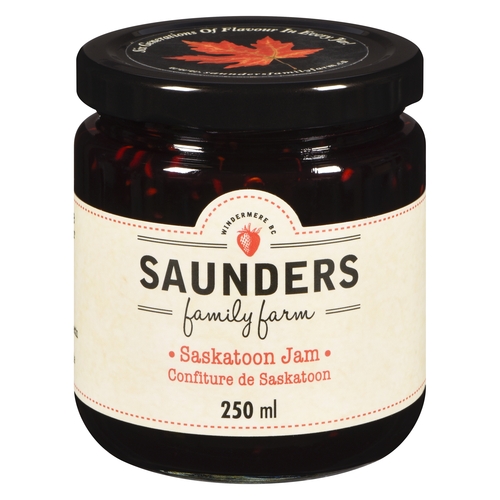 Saunders Family Farm - Jam - Saskatoon Berry 250ml