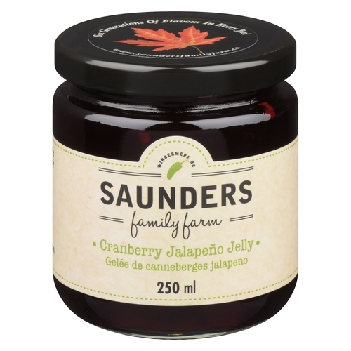 Saunders Family Farm - Jelly - Cranberry Jalapeño 250ml