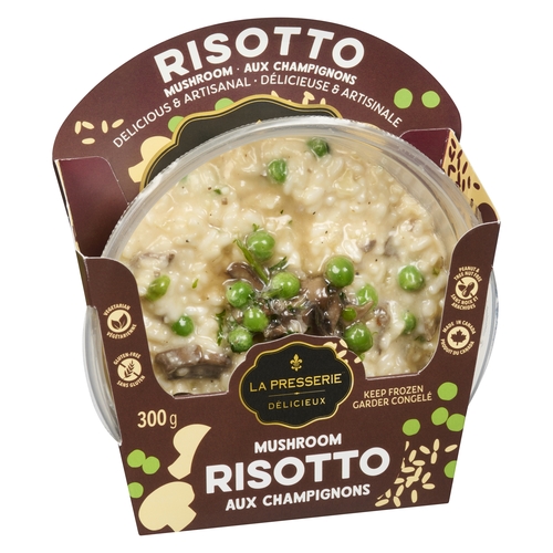 La Presserie Mushroom Risotto 300g, 1 Each
