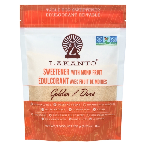 Lakanto - Sweetener with Monk Fruit - Golden 235g, 1 Each