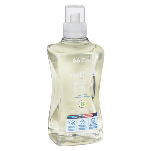 Method - Laundry Detergent - Free + Clear 66 Loads 1.58l