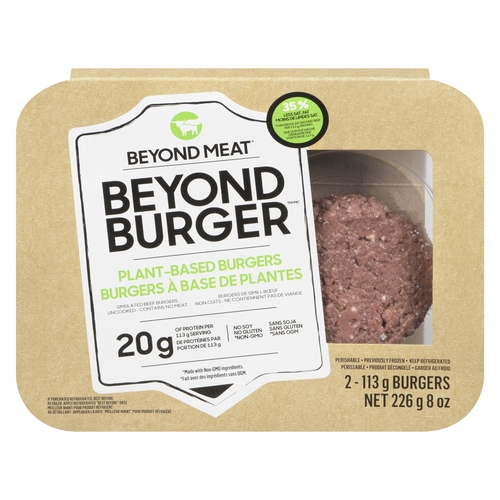 Beyond Meat - Beyond Burger Plant-Based Burgers 2/113g, 1 Each