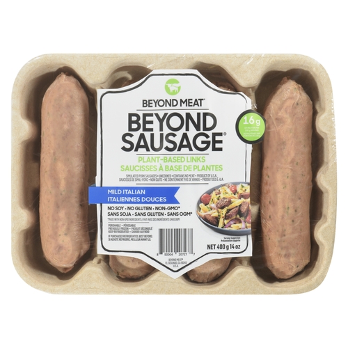 Beyond Meat - Beyond Sausage - Mild Italian 400g, 1 Each