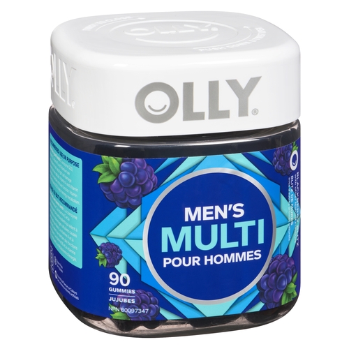 Olly - Gummies - Men's Multi - Blackberry Blitz 90s, 1 Each