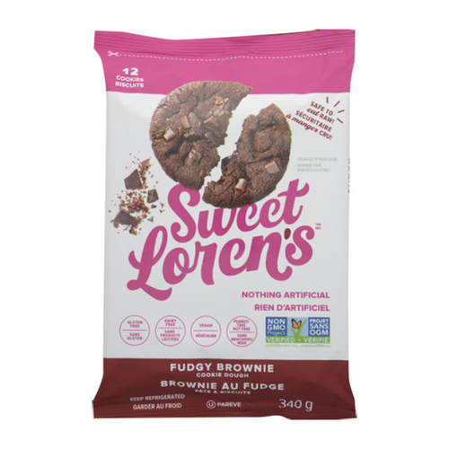 Sweet Loren's Cookie Dough - Fudgy Brownie 340g