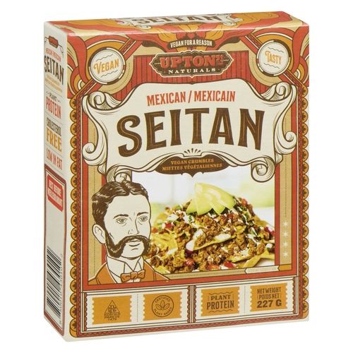 Upton's Naturals - Vegan Crumbles - Mexican Seitan 227g, 1 Each