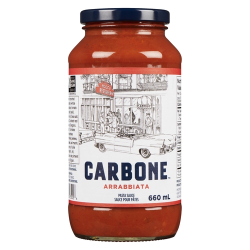 Carbone - Pasta Sauce - Arrabbiata 660ml, 1 Each