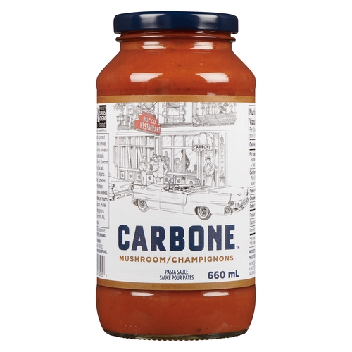 Carbone - Pasta Sauce - Mushroom 660ml, 1 Each