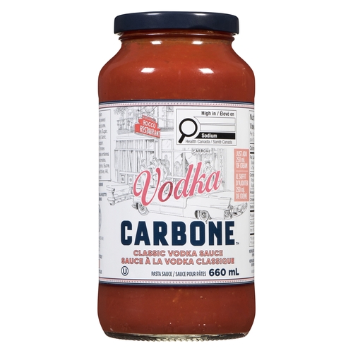 Carbone Pasta Sauce - Vodka 660ml, 1 Each