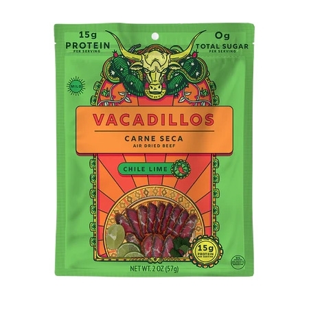 Vacadillos - Carne Seca Air Dried Beef - Chili Lime 57g