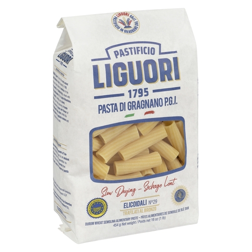 Pastificio Liguori - Durum Wheat Semolina Alimentary Pasta - Elicoidali N°29 454g, 1 Each