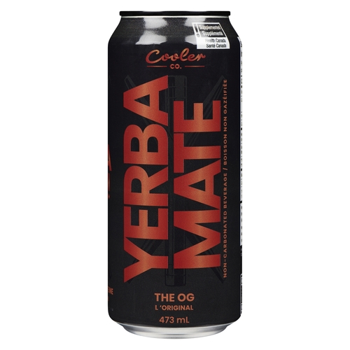 Cooler Co. Organic Yerba Mate Non-Carbonated Beverage - Zero Sugar - The Original 473ml