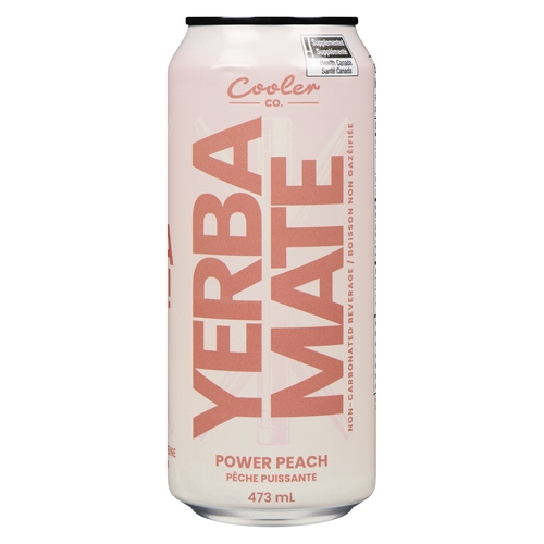 Cooler Co. - Yerba Mate Non-Carbonated Beverage - Power Peach 473ml